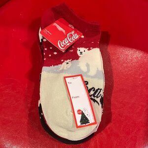 NWT Coca Cola Christmas socks
